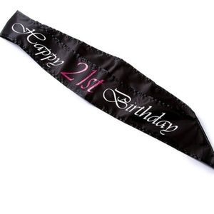 21st Birthday Sash